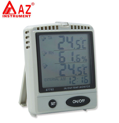 AZ87792 IN/OUT temp. & RH% monitor