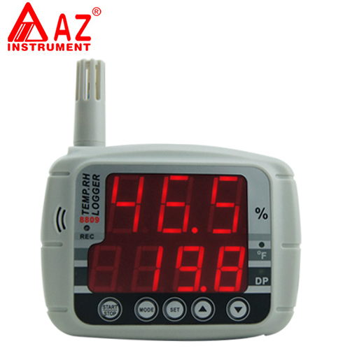 AZ8809 Temp.&RH% Logger-LED