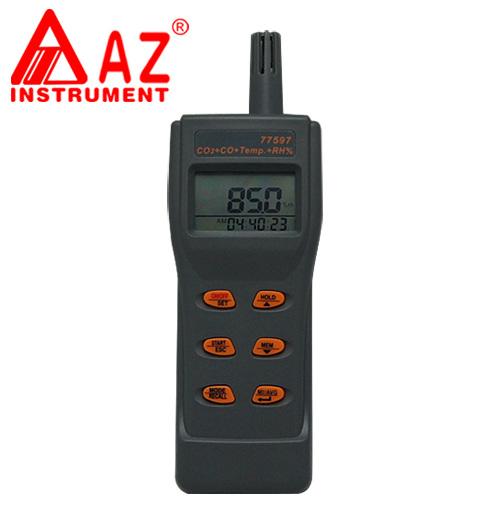 AZ77597   CO2 & CO & Temp. & RH Recorder